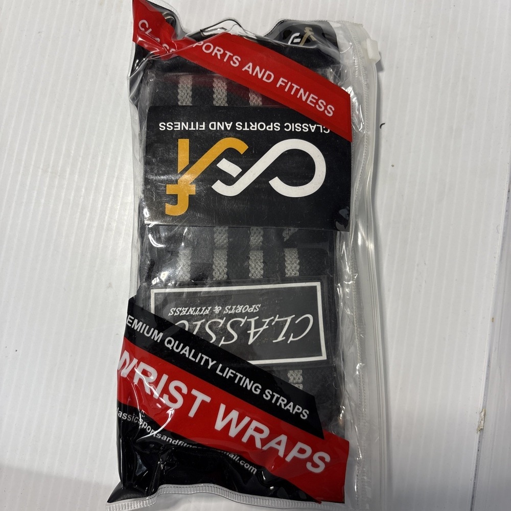 Weightlifting Wrist Wrap - Black - Brand New